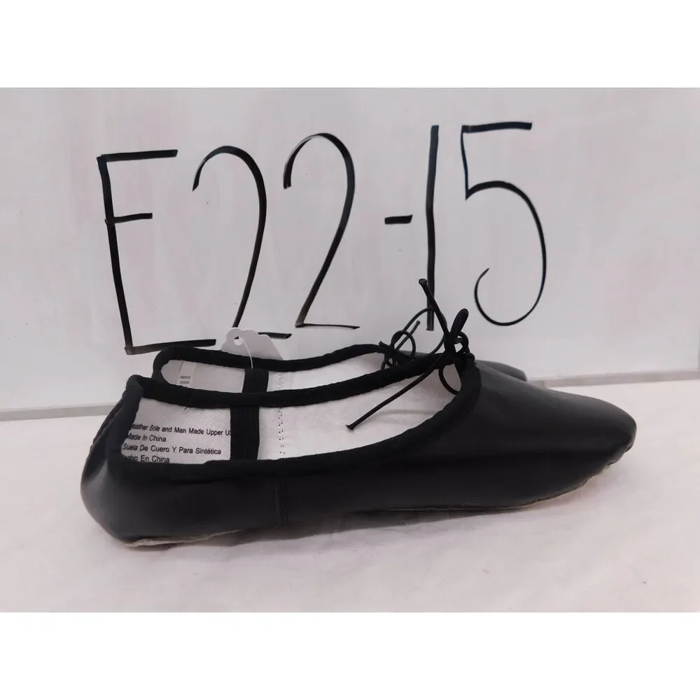 Pre-Owned Dance Ballet Shoes Freestyle Big Kid 2M Leather Full Sole